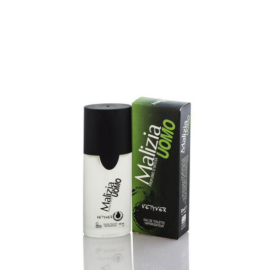 Vetyver Malizia Uomo For Man Cologne Eau De Toilette Perfume Boxed