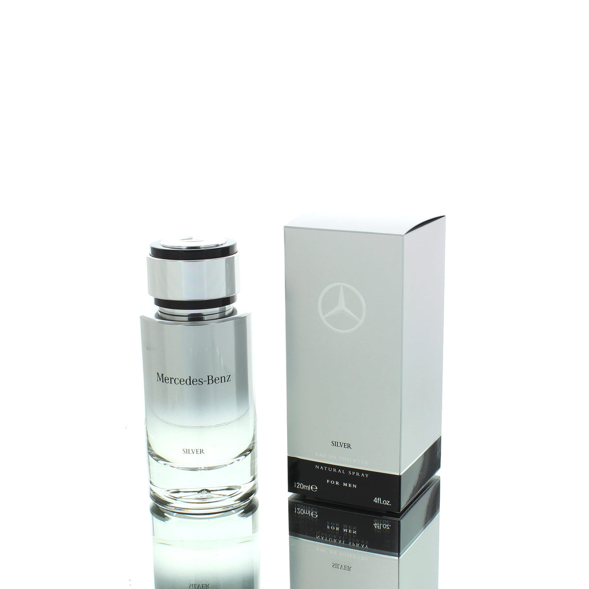 Mercedes Benz Silver For Man Eau De Toilette Perfume Boxed