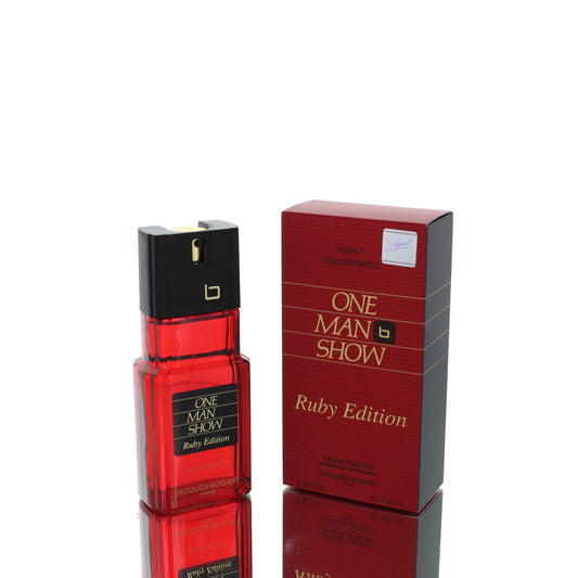 One Man Show Ruby Edition by Jacques Bogart Classic For Man Eau De Toilette Perfume Tester