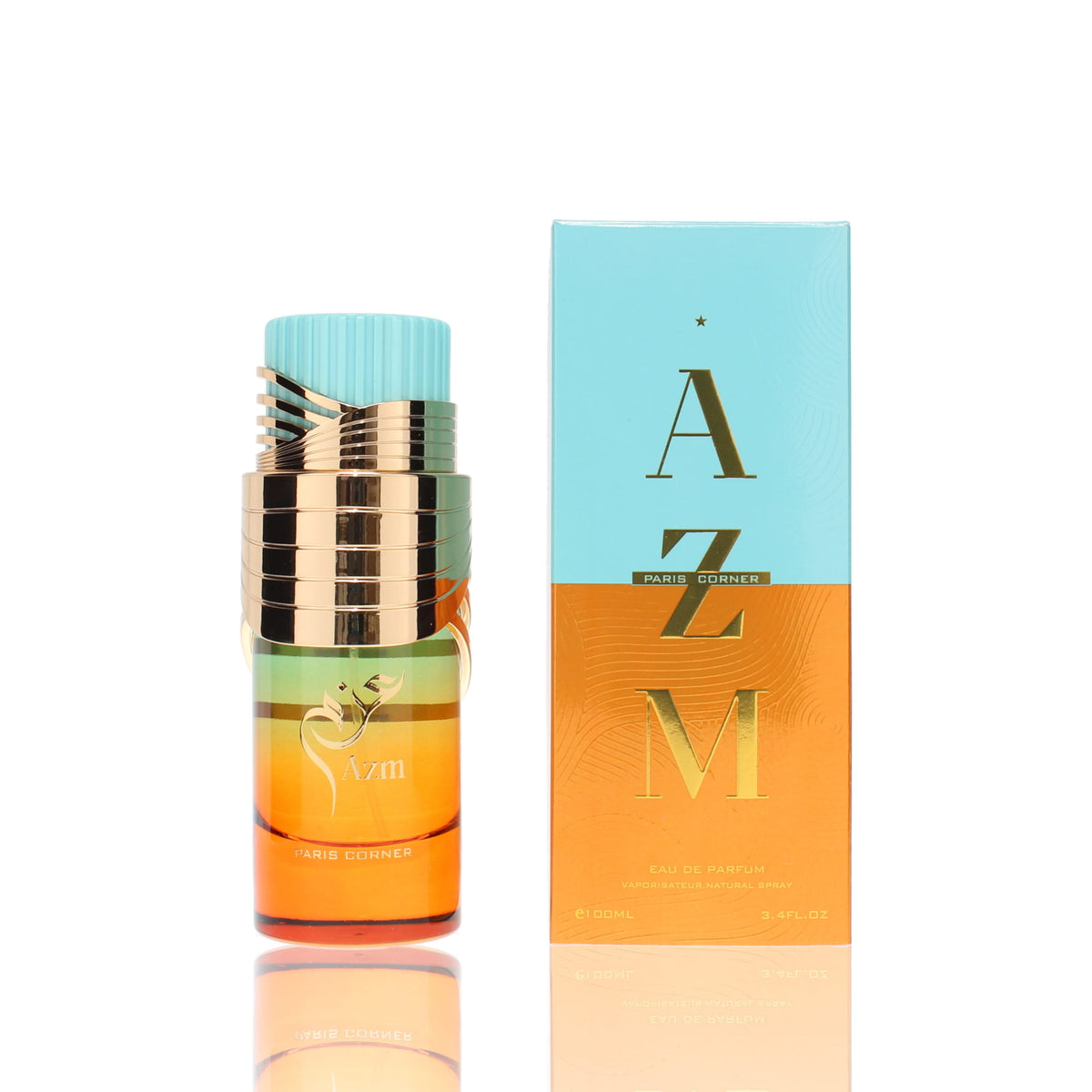 Paris Corner Azm Eau De Parfum Fragrance Boxed
