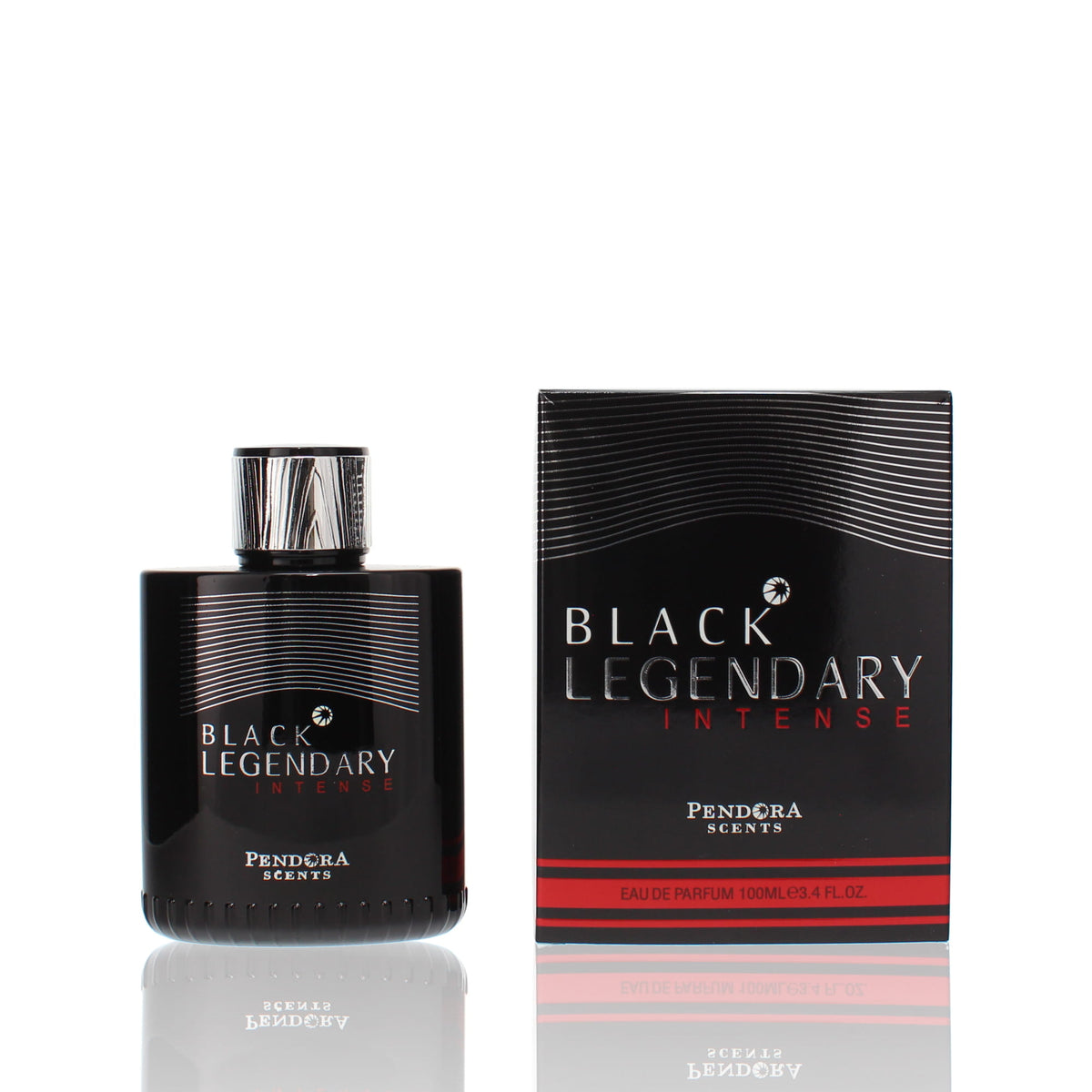 Paris Corner Pendora Black Legendary Intense Eau De Parfum Fragrance Boxed