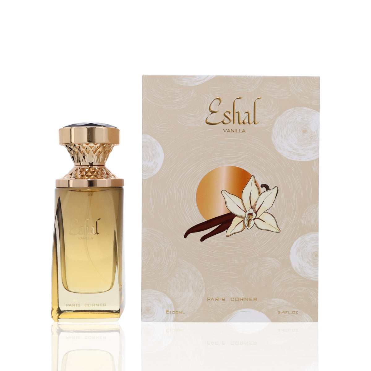 Paris Corner Eshal Vanilla Eau De Parfum Fragrance Boxed