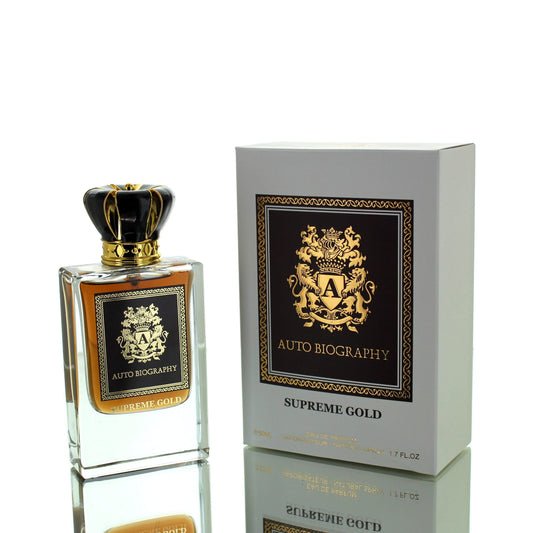 Paris Corner Supreme Gold Autobiography For Man Eau De Parfum Perfume Boxed