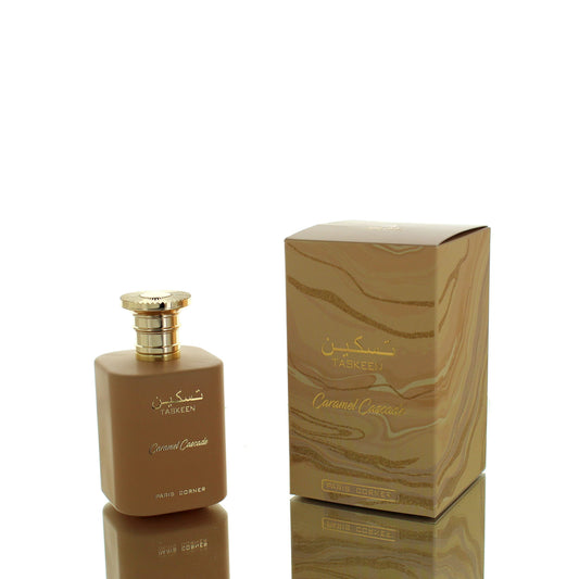 Paris Corner Taskeen Caramel Cascade (Bianco Latte Twist) For Man/Woman Eau De Parfum Perfume Boxed