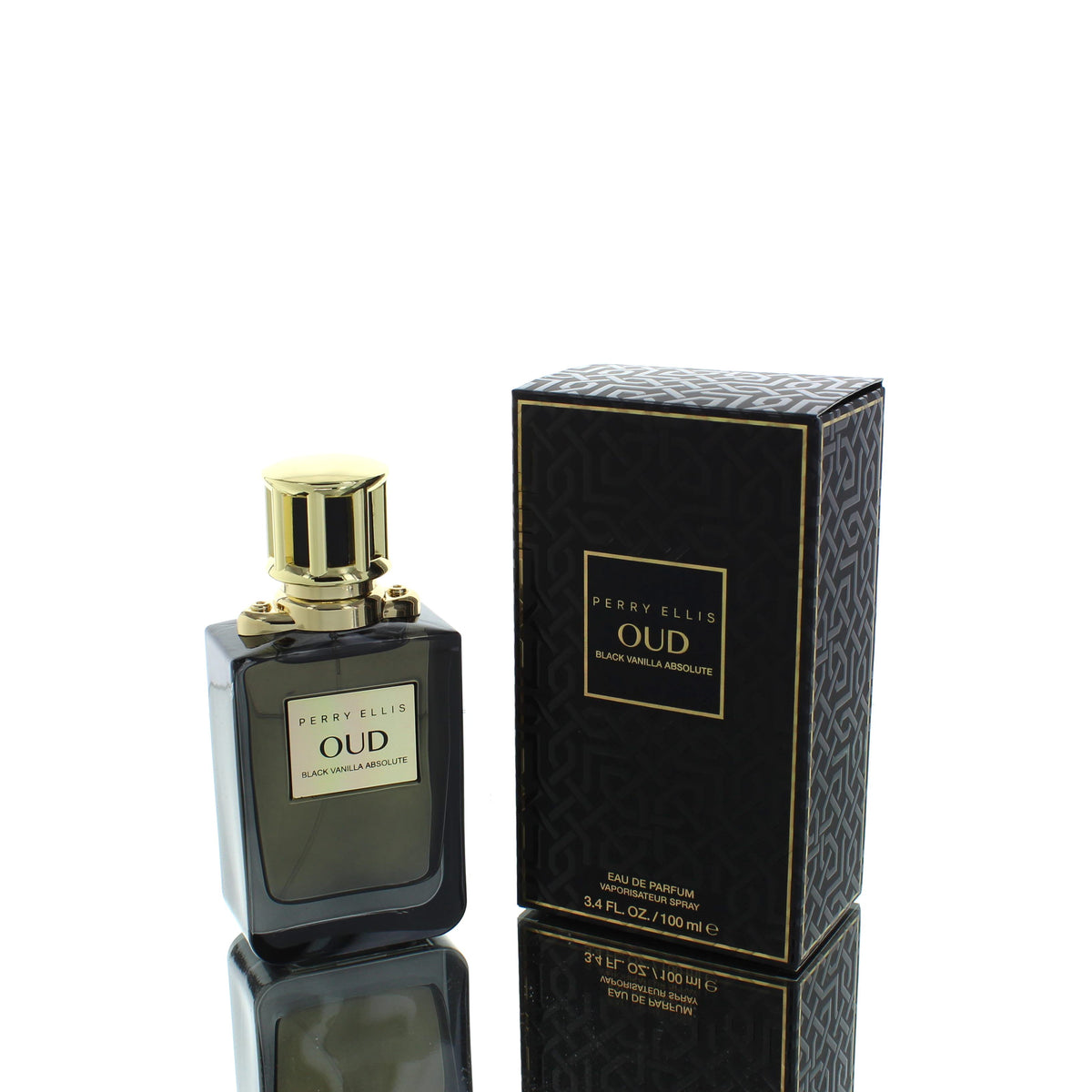 Perry Ellis Oud Black Vanilla Absolute For Man Eau De Parfum Perfume Boxed