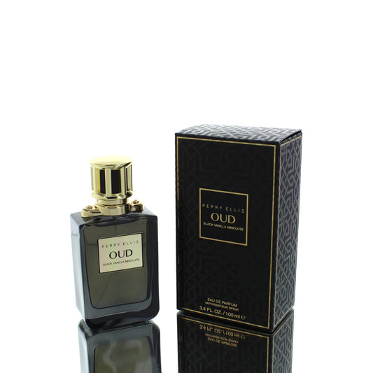 Perry Ellis Oud Black Vanilla Absolute For Man Eau De Parfum Perfume Boxed