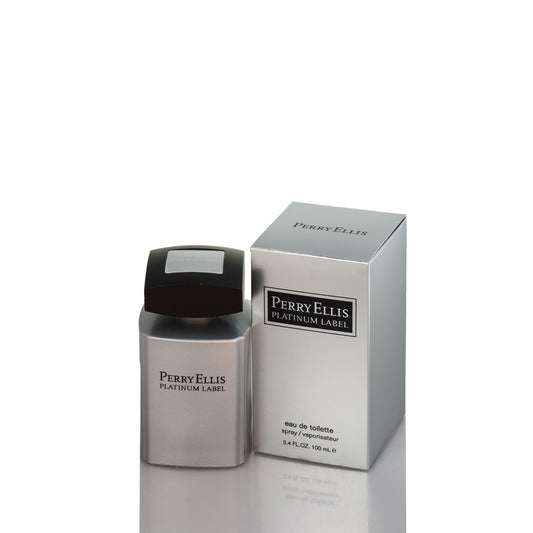 Perry Ellis ''Platinum'' For Man Eau De Toilette Perfume Boxed
