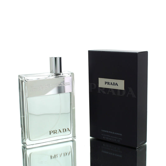 Prada Classic Amber (Blue) For Man Eau De Toilette Perfume Boxed