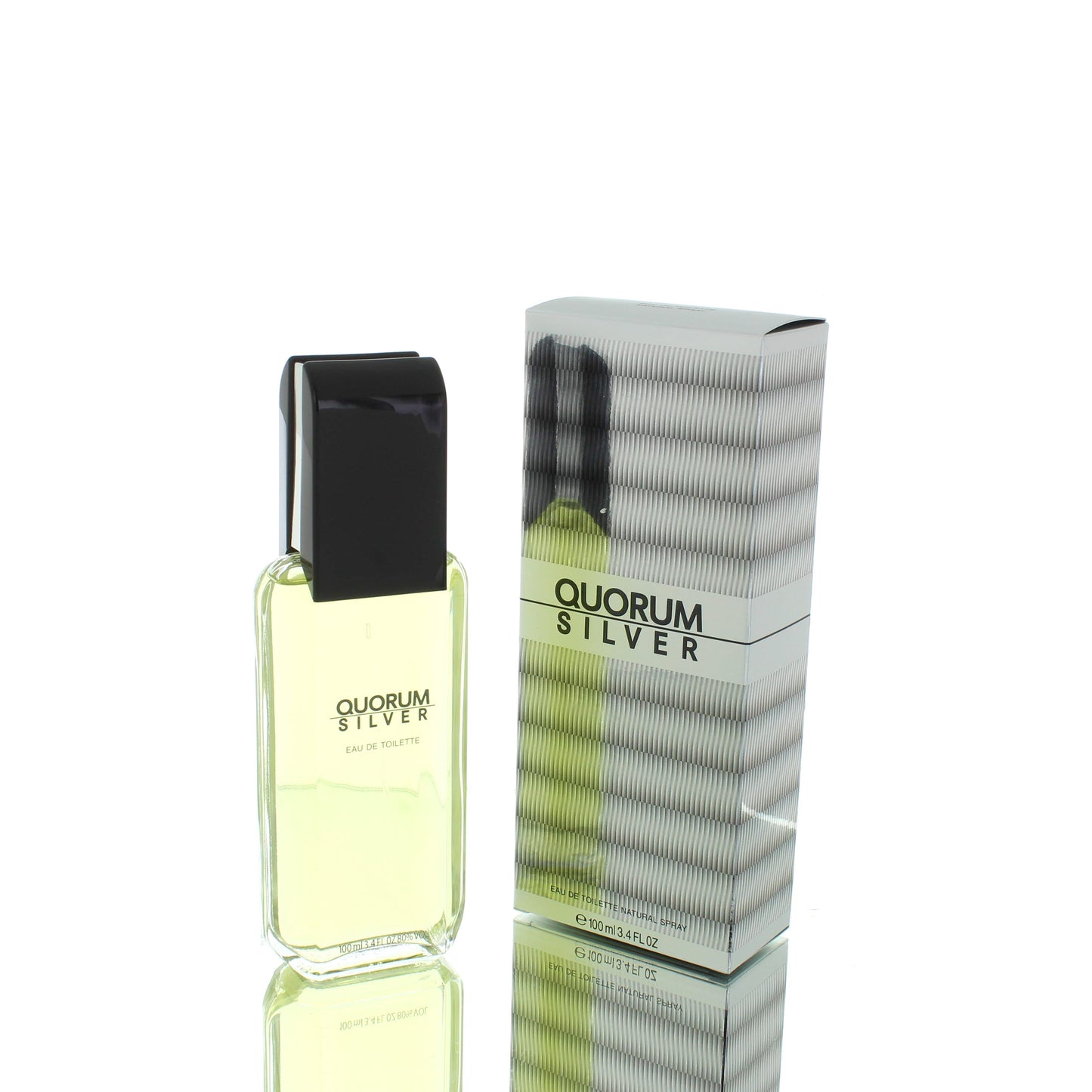 Quorum Silver For Man Eau De Toilette Perfume Boxed