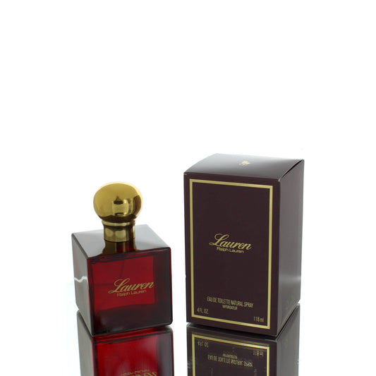 Ralph Lauren Lauren Burgundy For Woman Eau De Toilette Perfume Boxed