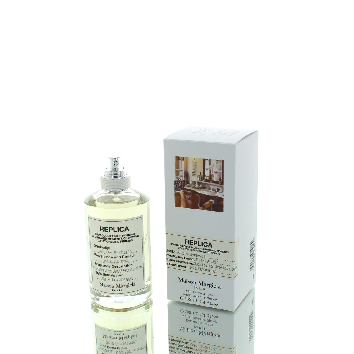 Replica At The Barber's by Maison Martin Margiela For Man Eau De Toilette Perfume Boxed