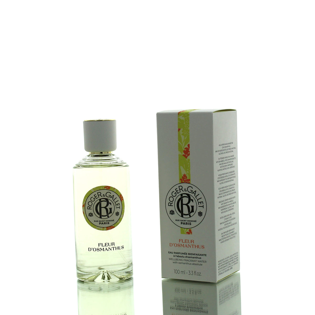 Roger Gallet Fleur D'Osmanthus Fragrant Well Being Water For Man/Woman Eau De Cologne Perfume Boxed
