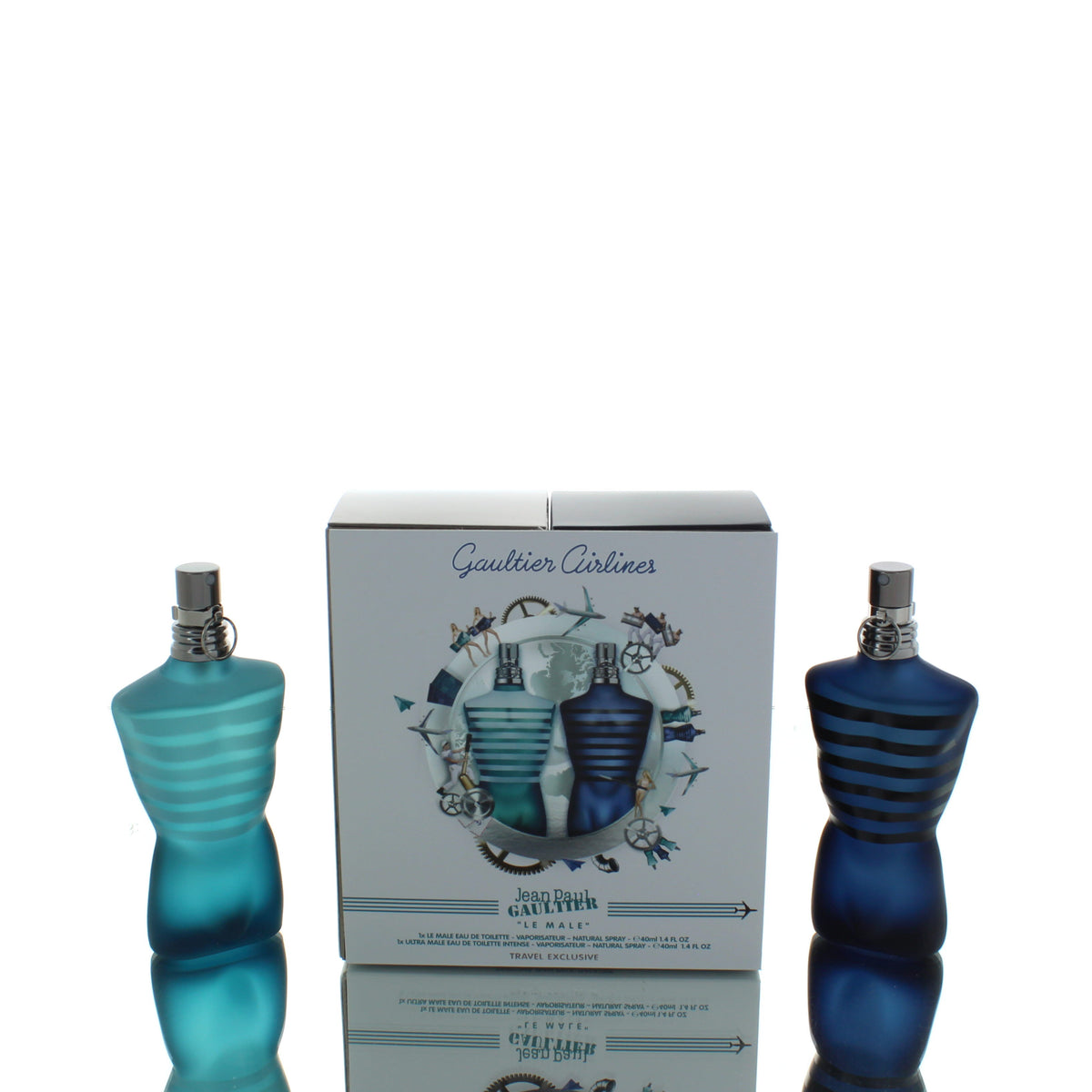 Best of Gaultier - (UltraMale + Le Male) Duo Kit For Man Eau De Toilette Perfume Gift Set