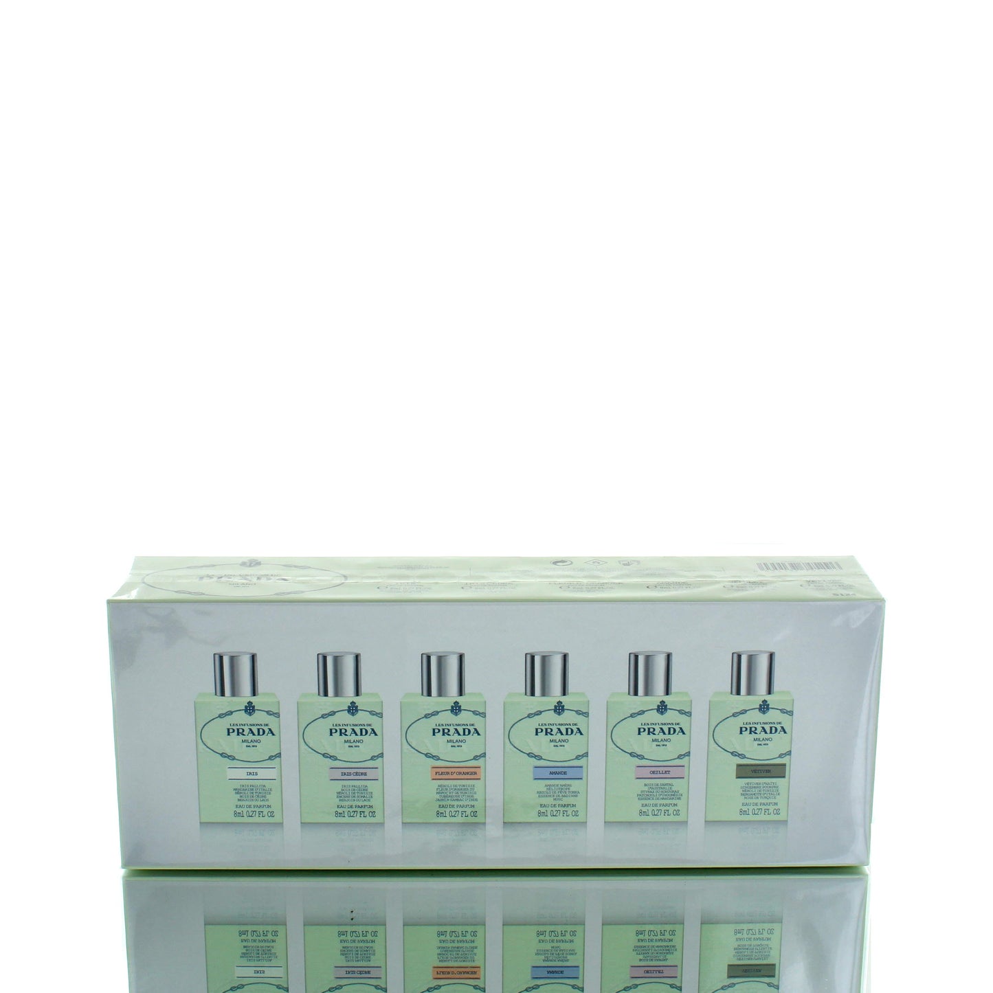 Prada Milano Iris Exclusive 6pc Miniatures Collection For Woman Eau De Parfum Perfume Gift Set