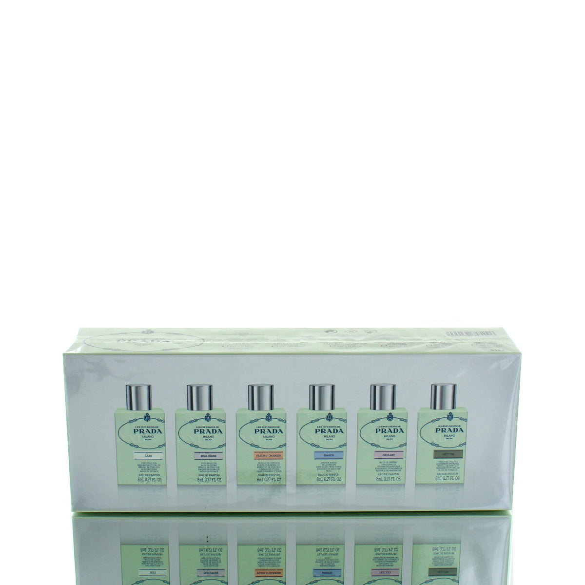 Prada Milano Iris Exclusive 6pc Miniatures Collection For Woman Eau De Parfum Perfume Gift Set