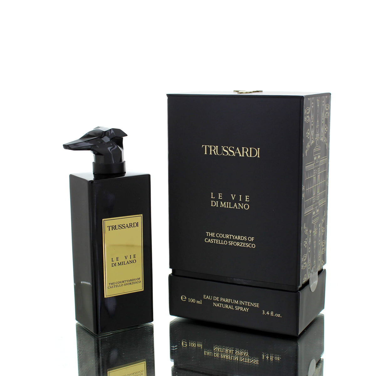 Trussardi Le Vie Di Milano The Courtyards Of Castello Sforzesco Intense For Man/Woman Eau De Parfum Perfume Boxed