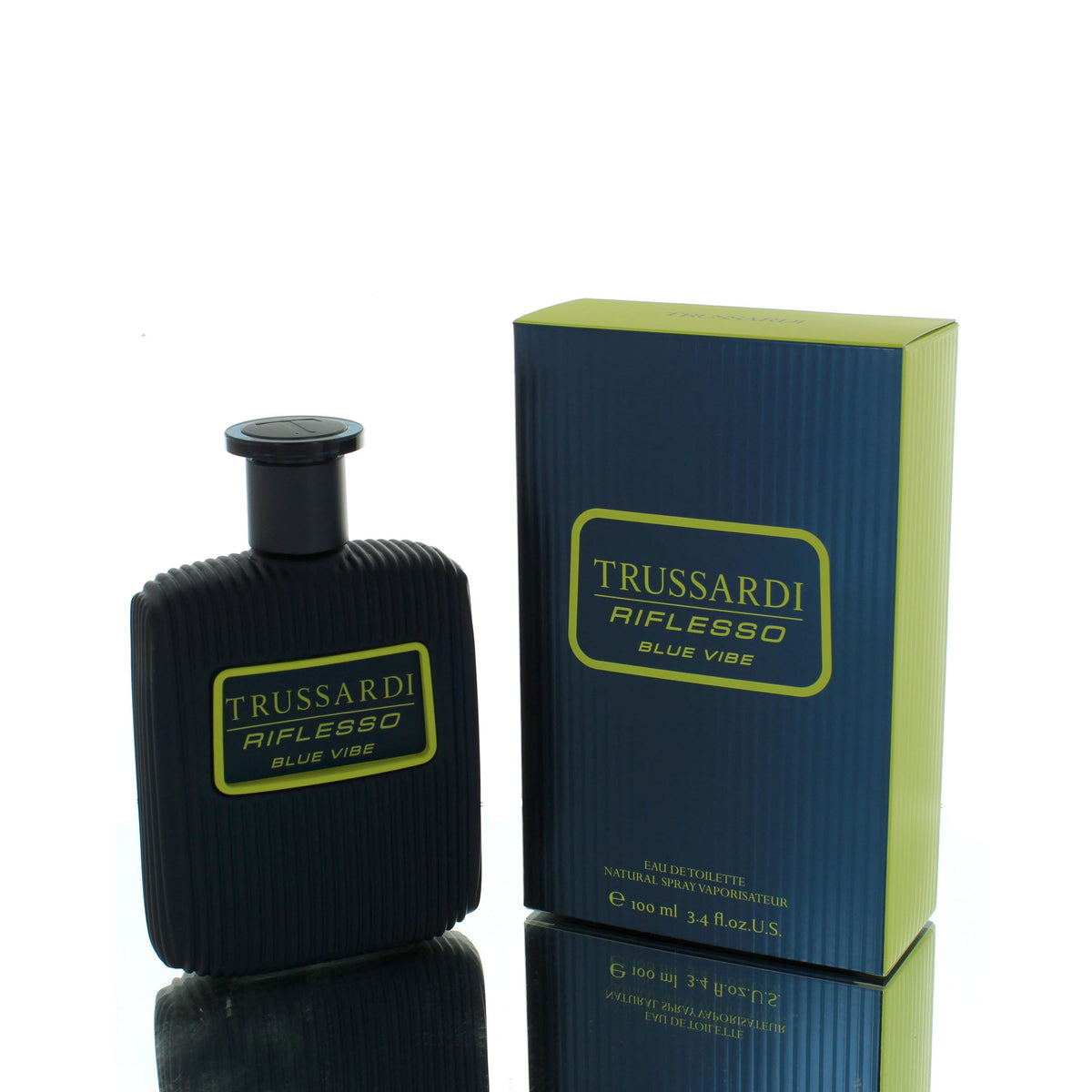 Trussardi Riflesso Blue Vibe For Man Eau de Toilette Perfume Boxed