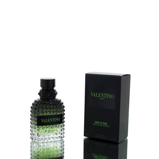 Valentino Uomo Born in Roma Green Stravaganza For Man Eau De Toilette Perfume Boxed