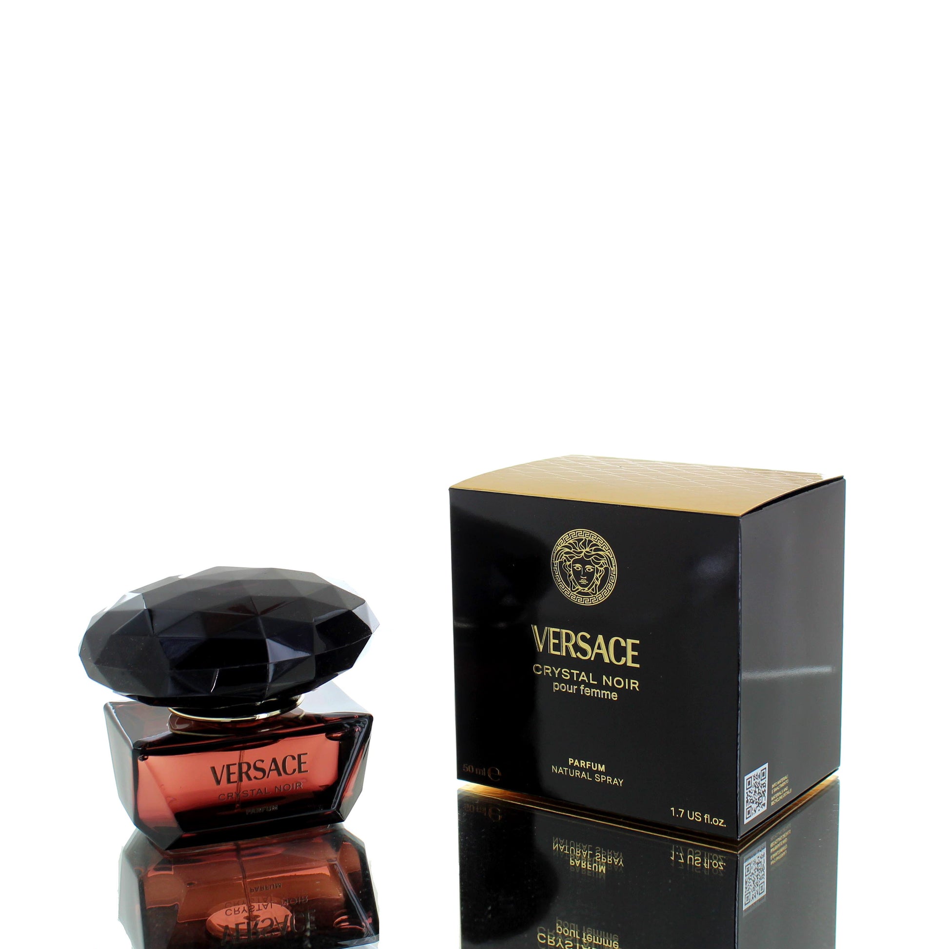 Versace Crystal Noir Parfum Edition For Woman Parfum Perfume Boxed