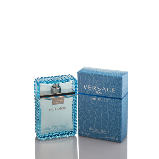 Versace Man Fraiche (Light Blue) For Man Eau De Toilette Perfume Boxed