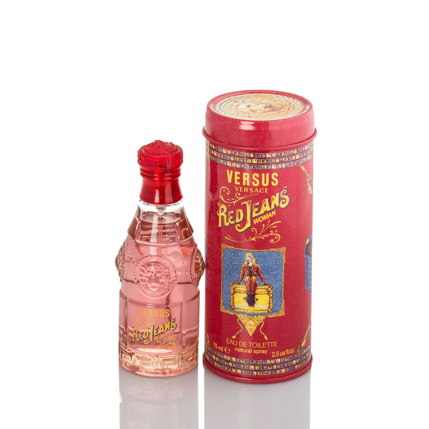 Versace Red Jeans For Woman Eau De Toilette Perfume Tester