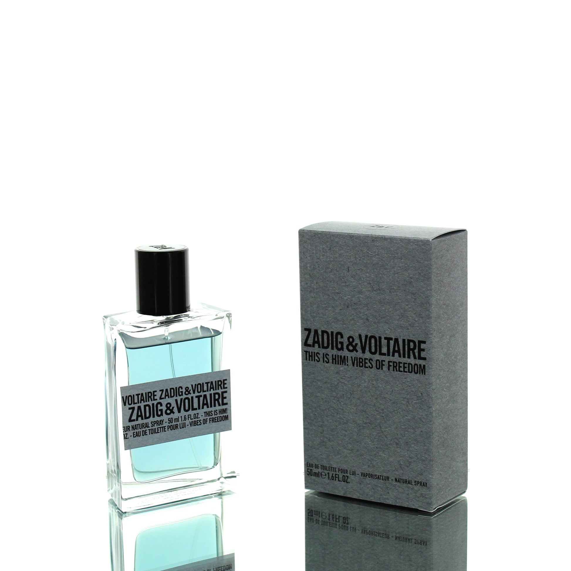Zadig & Voltaire This Is Him Vibes Freedom For Man Eau De Toilette Perfume Boxed