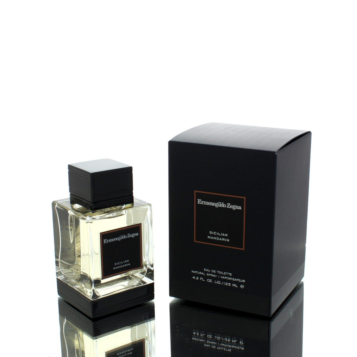 Zegna Sicilian Mandarin For Man Eau De Toilette Perfume Boxed